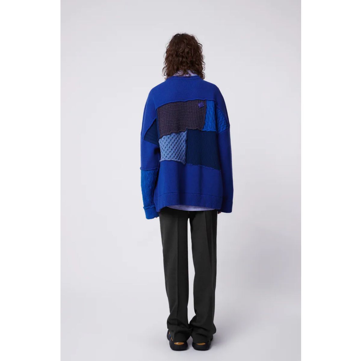 ADERERROR x ZARA オーバーサイズ パッチワーク ニットセーター 最大91 ...