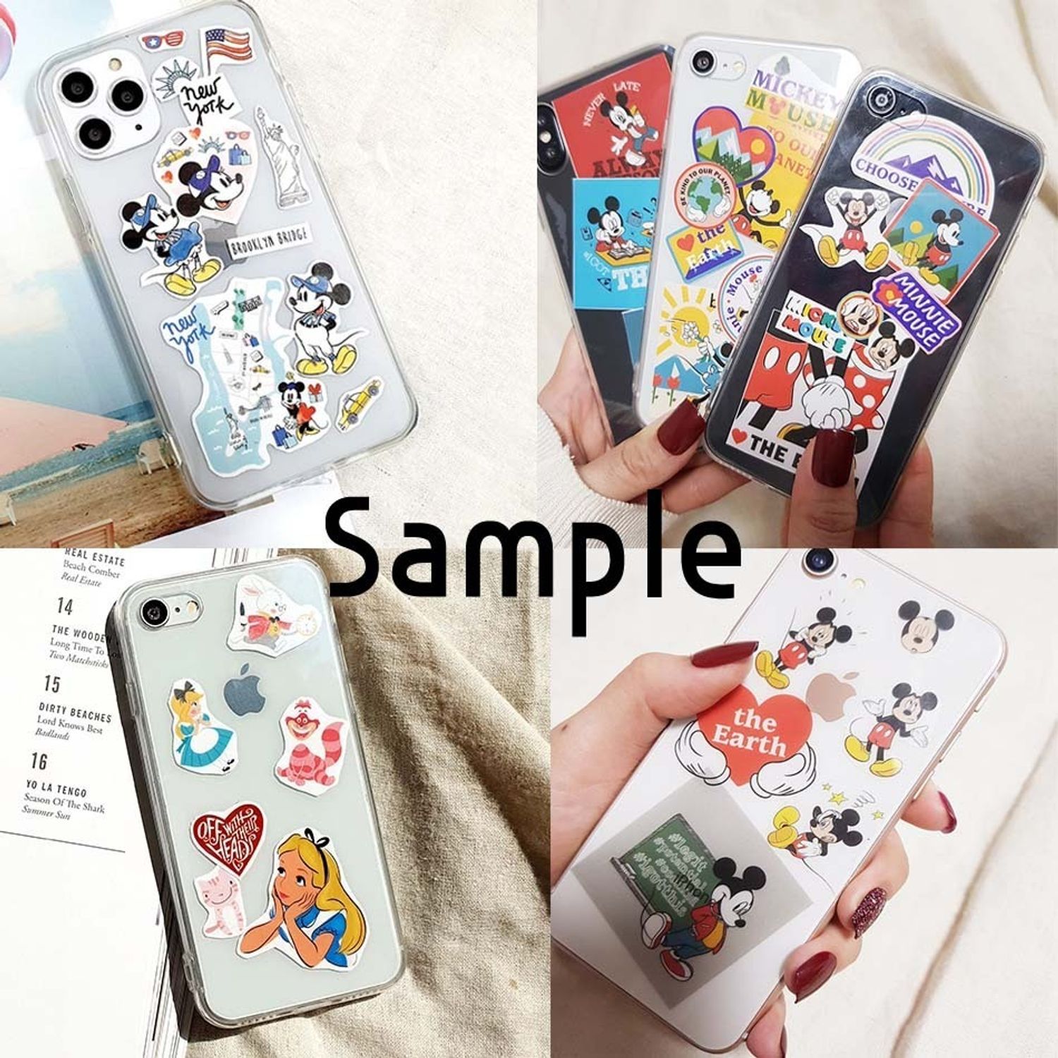 License ディズニーd I Yステッカー8個 Iphoneケース Disney Iphone スマホケース Buyma