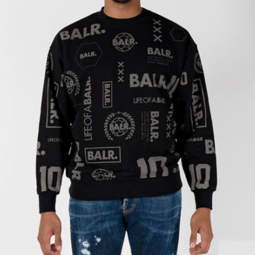 関税送料込】BALR. ボーラー スウェット ブラック (BALR/スウェット