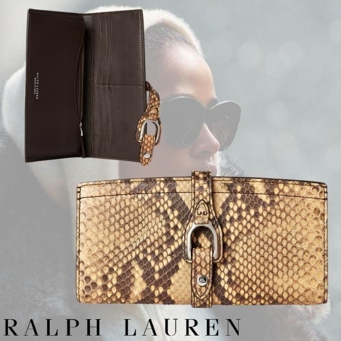 21AW新作】Ralph Lauren welington ロングウォレット パイソン (Ralph ...