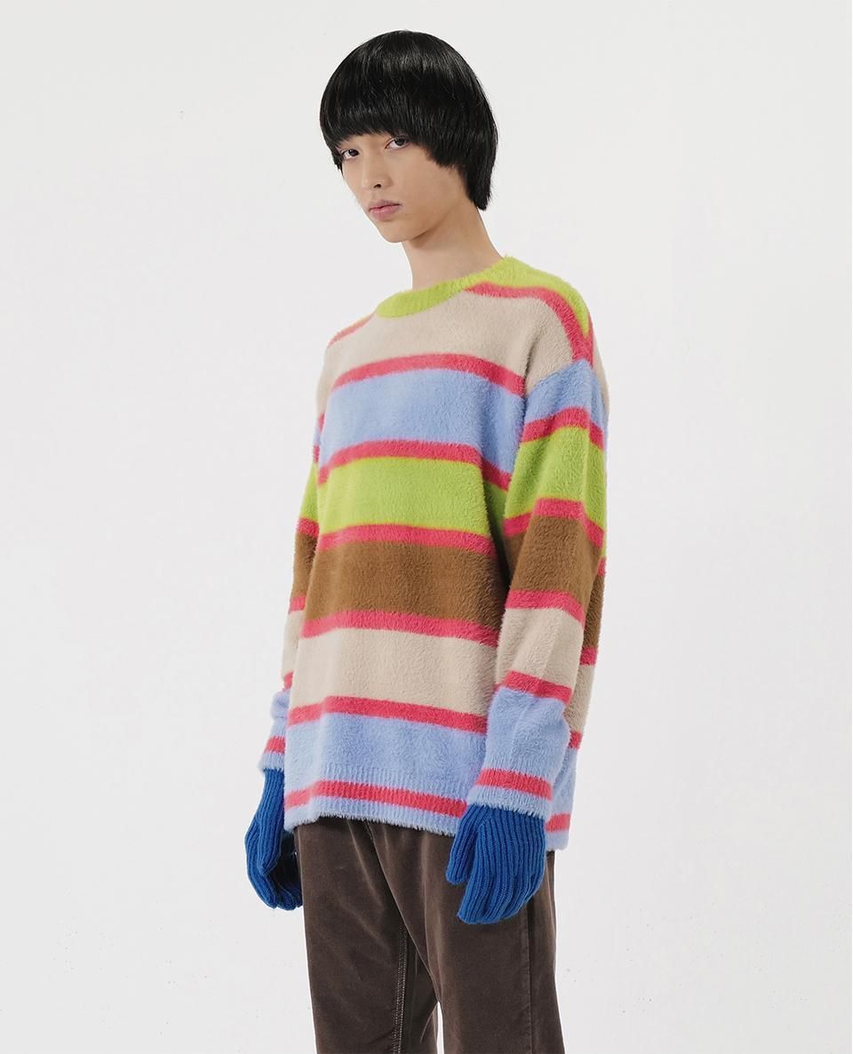 ☆YOUTHBATH_ANGORA MULTI STRIPE KNIT WEAR☆ (YOUTHBATH/ニット ☆YOUTHBATH_ANGORA MULTI STRIPE KNIT WEAR☆ (YOUTHBATH/ニット