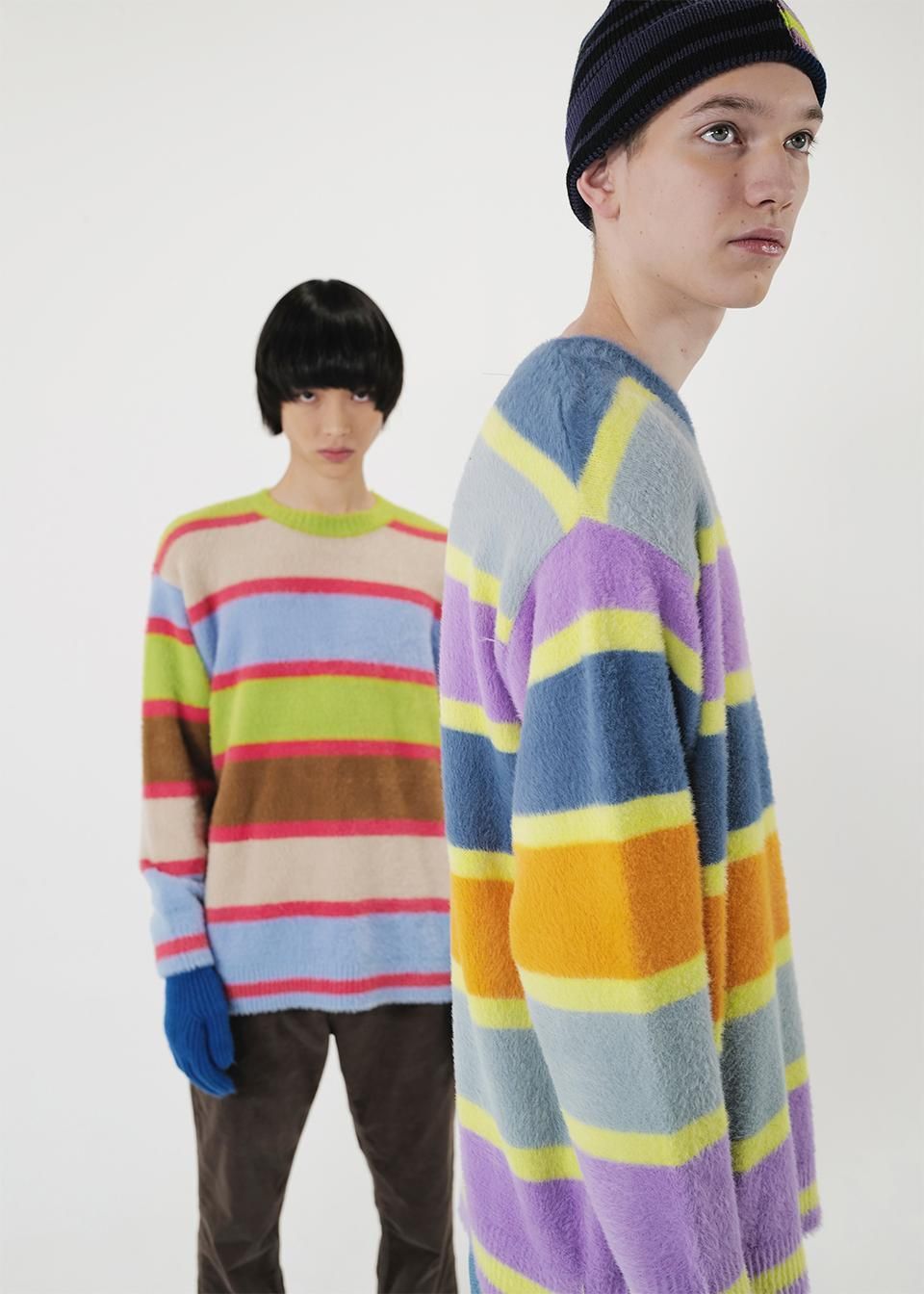 ☆YOUTHBATH_ANGORA MULTI STRIPE KNIT WEAR☆ (YOUTHBATH/ニット ☆YOUTHBATH_ANGORA MULTI STRIPE KNIT WEAR☆ (YOUTHBATH/ニット