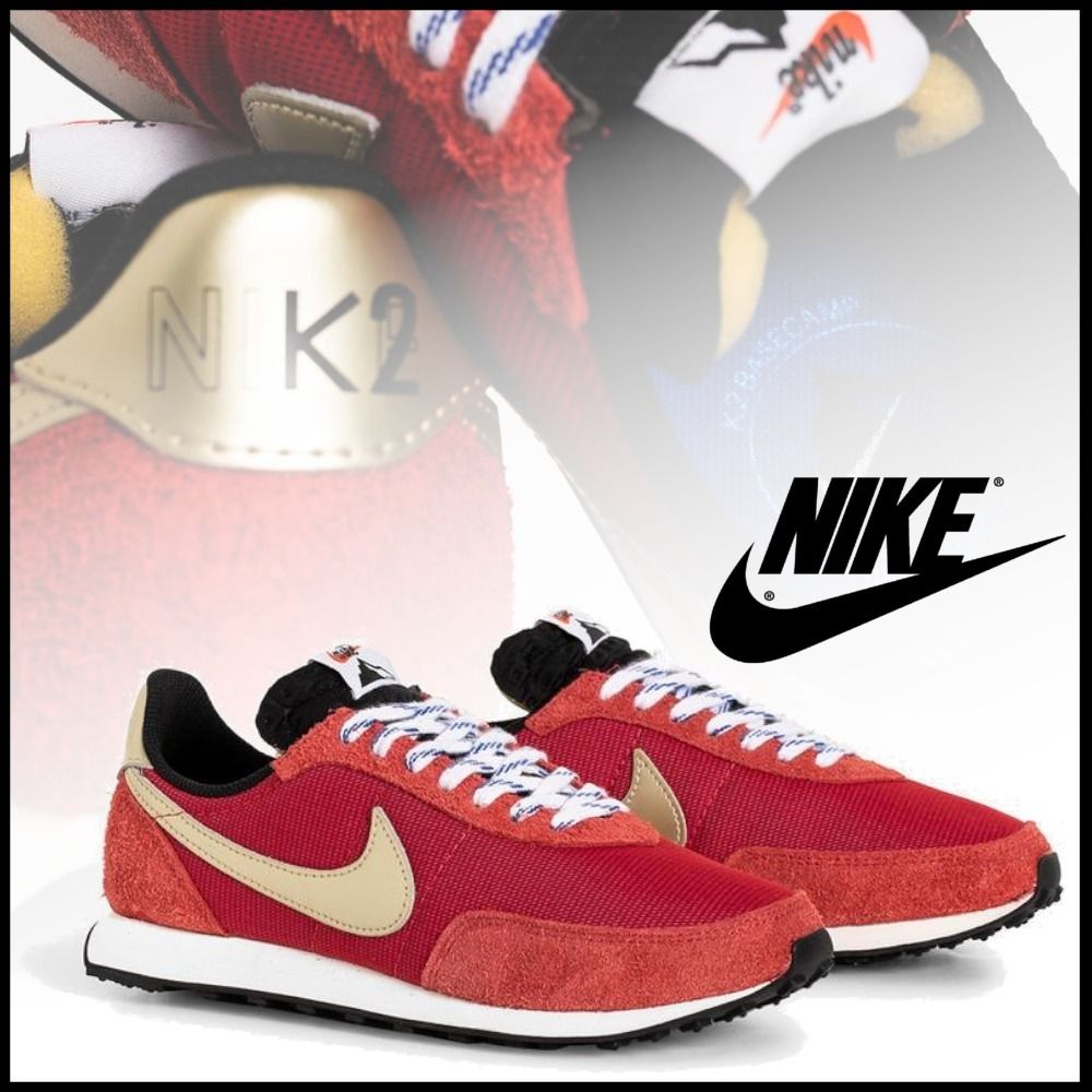 NIKE ワッフルトレーナー2 SD K2 レッド/ゴールド NIK2ロゴ (Nike ...