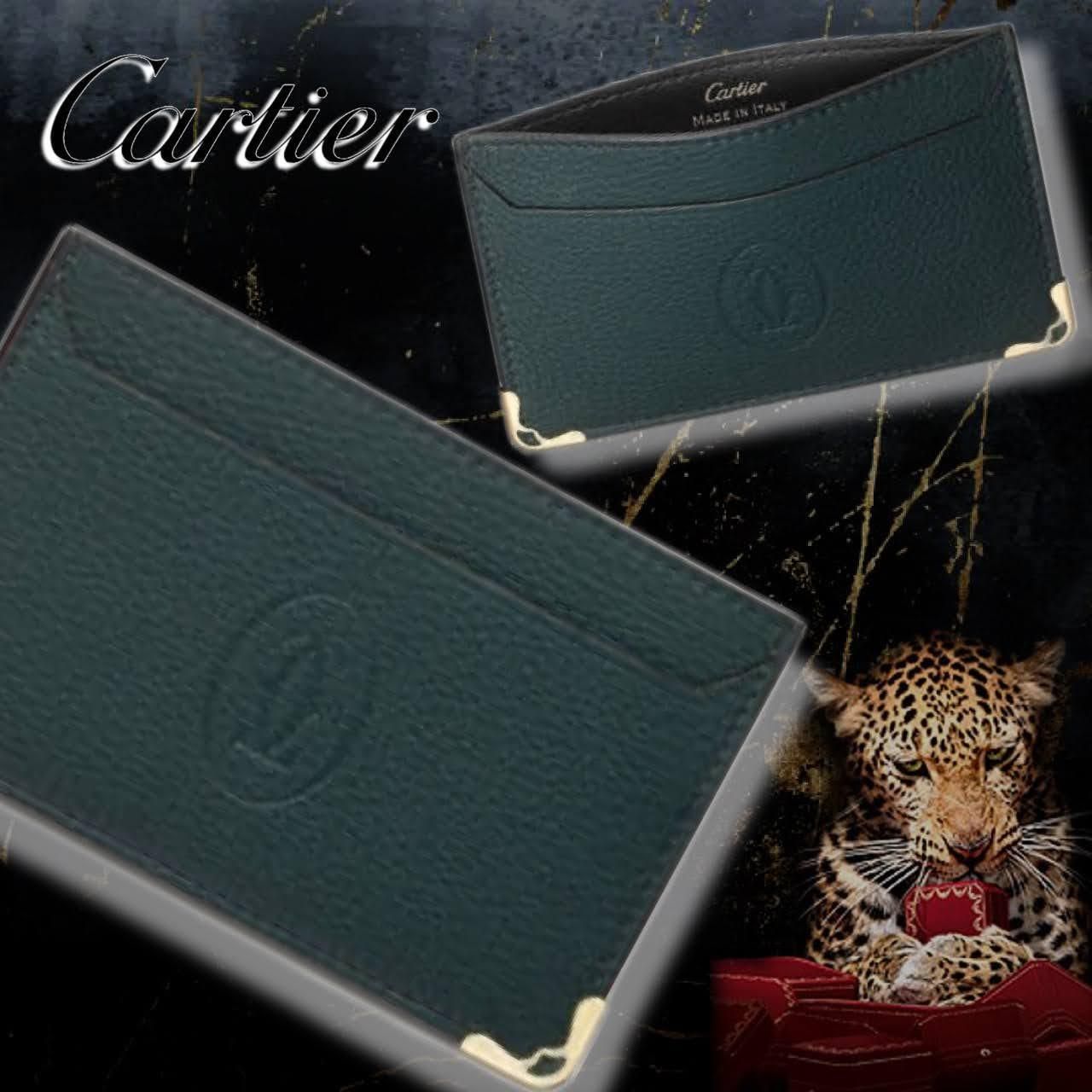 イニシャル4文字まで◇Cartier◇ スモールカードウォレット (Cartier