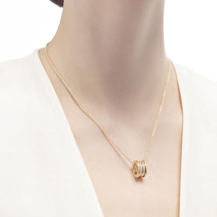 BVLGARI ブルガリ ネックレス ビーゼロワン イエローゴールド