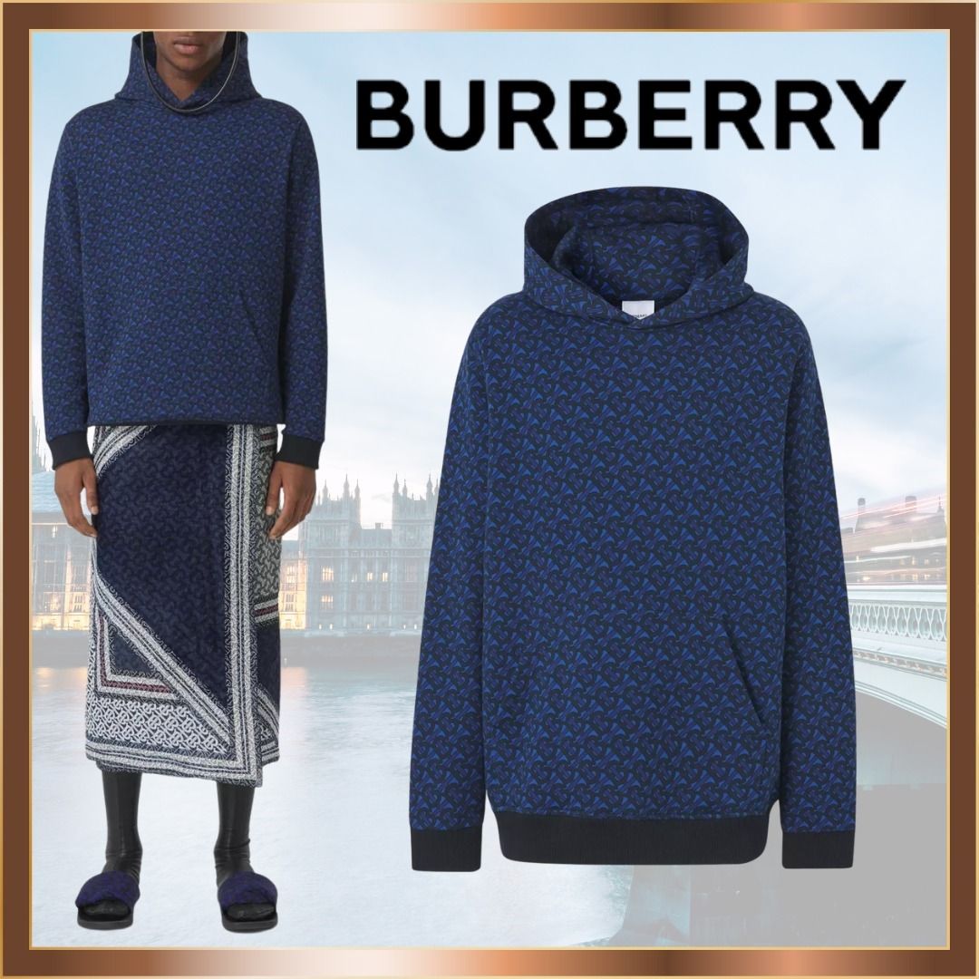 BURBERRY】バーバリー モノグラムコットンパーカー (Burberry/パーカー オンライン限定商品 Burberry バーバリー モノグラムパーカー パーカー