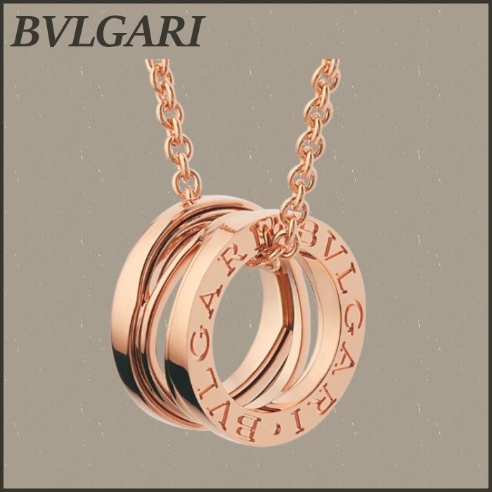 BVLGARI ブルガリ ネックレス ビーゼロワン ピンクゴールド