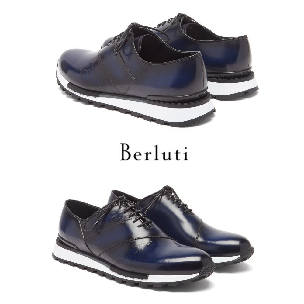 BERLUTI スクリット レザースニーカー 関税送料込 BERLUTI スクリット レザースニーカー 関税送料込