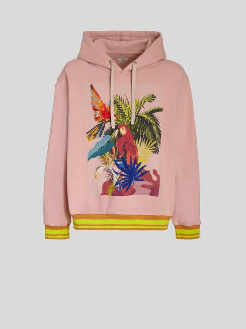 ETRO◇パロット フード ボクシーライン スウェットシャツ 人気 (ETRO ETRO◇パロット フード ボクシーライン スウェットシャツ 人気 (ETRO