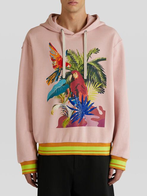 ETRO◇パロット フード ボクシーライン スウェットシャツ 人気 (ETRO ETRO◇パロット フード ボクシーライン スウェットシャツ 人気 (ETRO