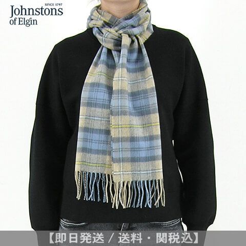 激安特価 マフラーチェック Johnstons 【試着のみ】ジョンストンズ ...