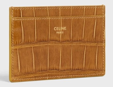 国内発送☆CELINE】カードホルダー / クロコダイル ラムスキン (CELINE 国内発送☆CELINE】カードホルダー / クロコダイル ラムスキン (CELINE