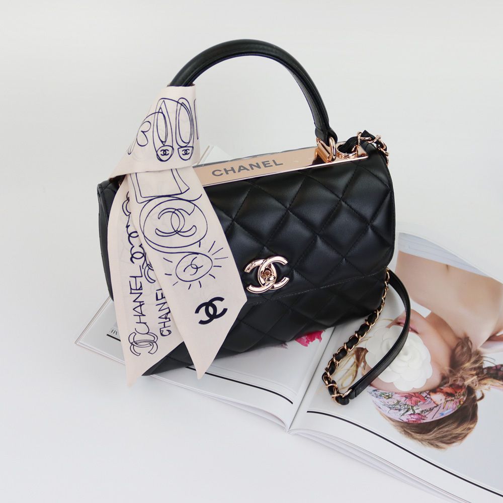 新作☆CHANEL トップハンドル フラップ バッグTRENDY CC♪A92236 ...
