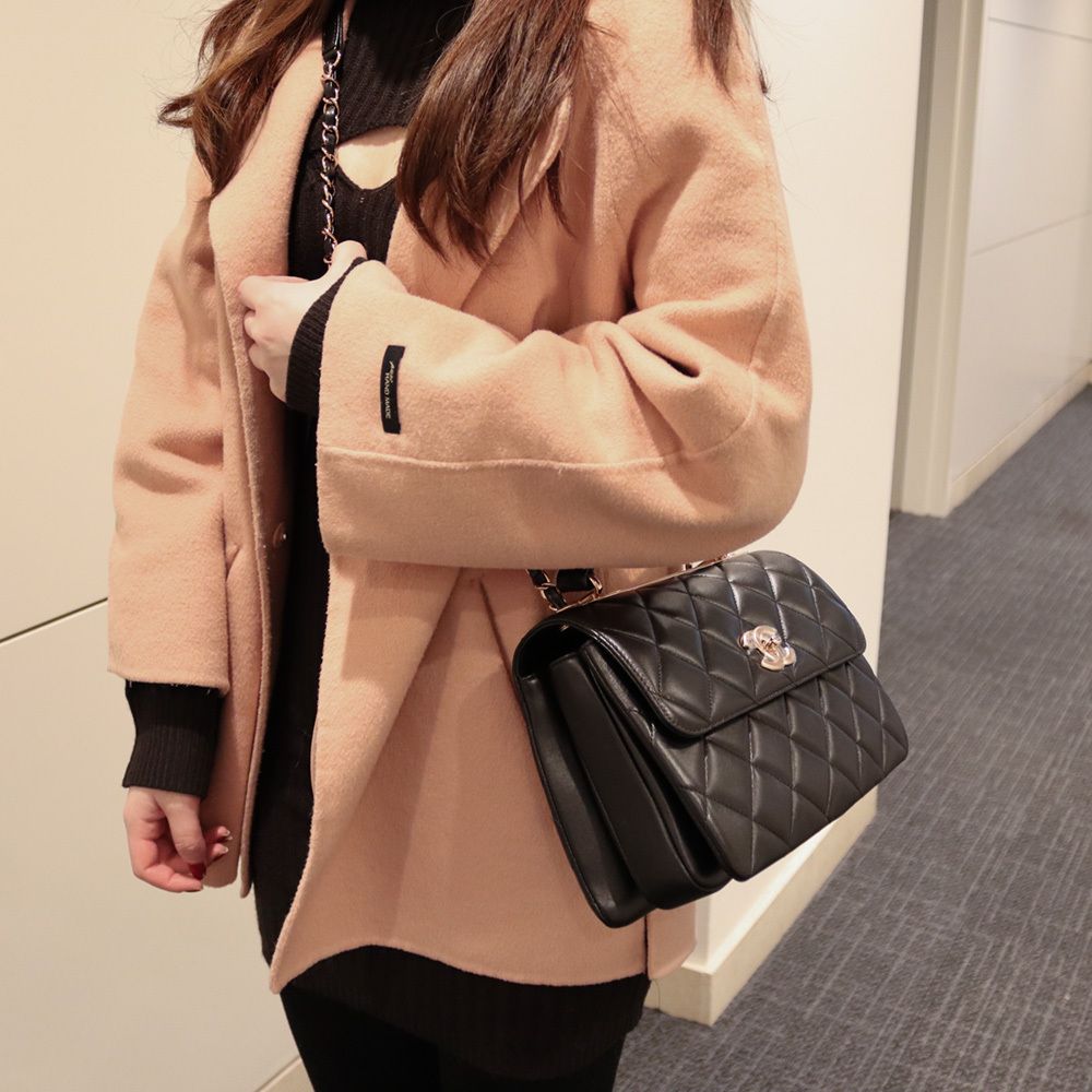 新作☆CHANEL トップハンドル フラップ バッグTRENDY CC♪A92236 ...