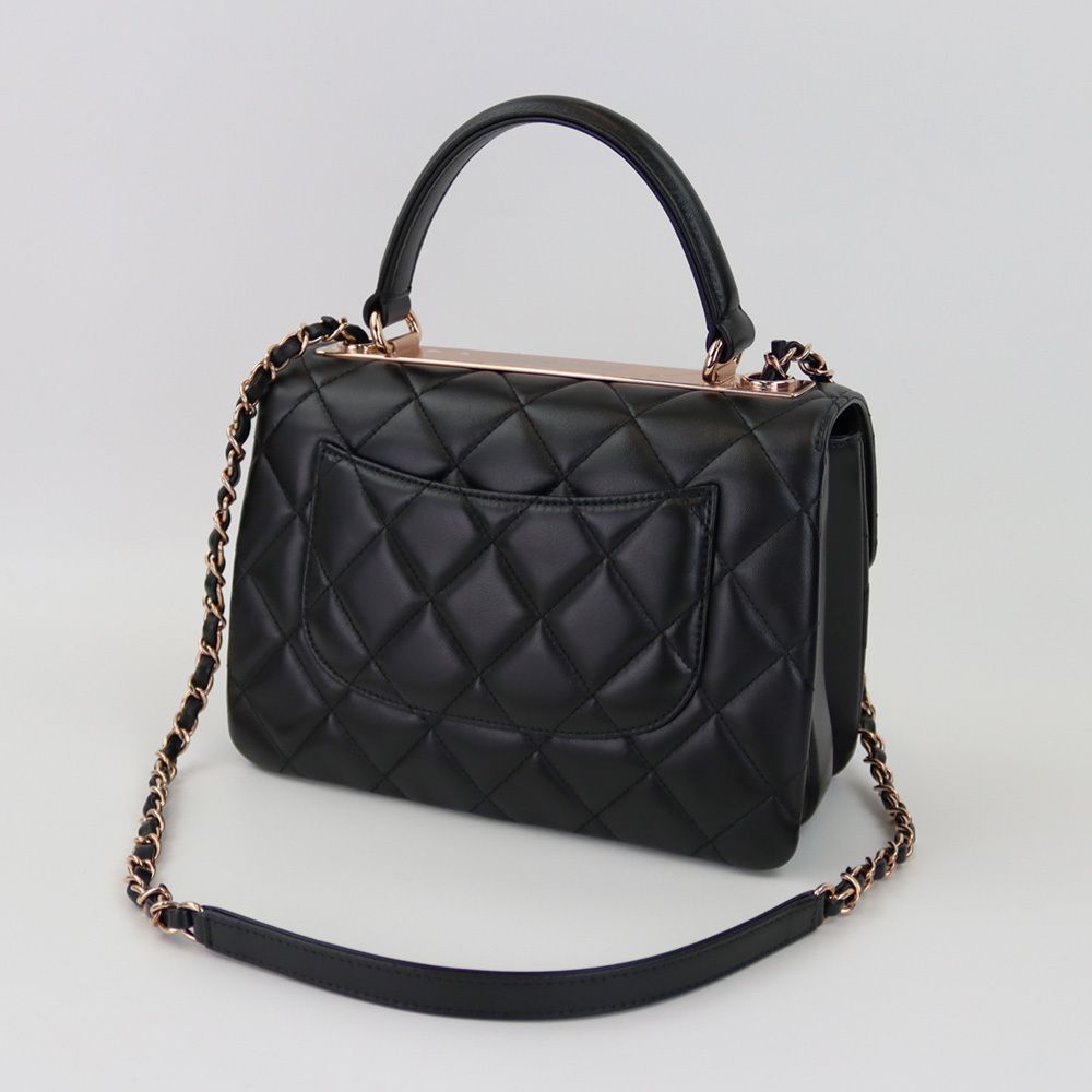 新作☆CHANEL トップハンドル フラップ バッグTRENDY CC♪A92236 ...