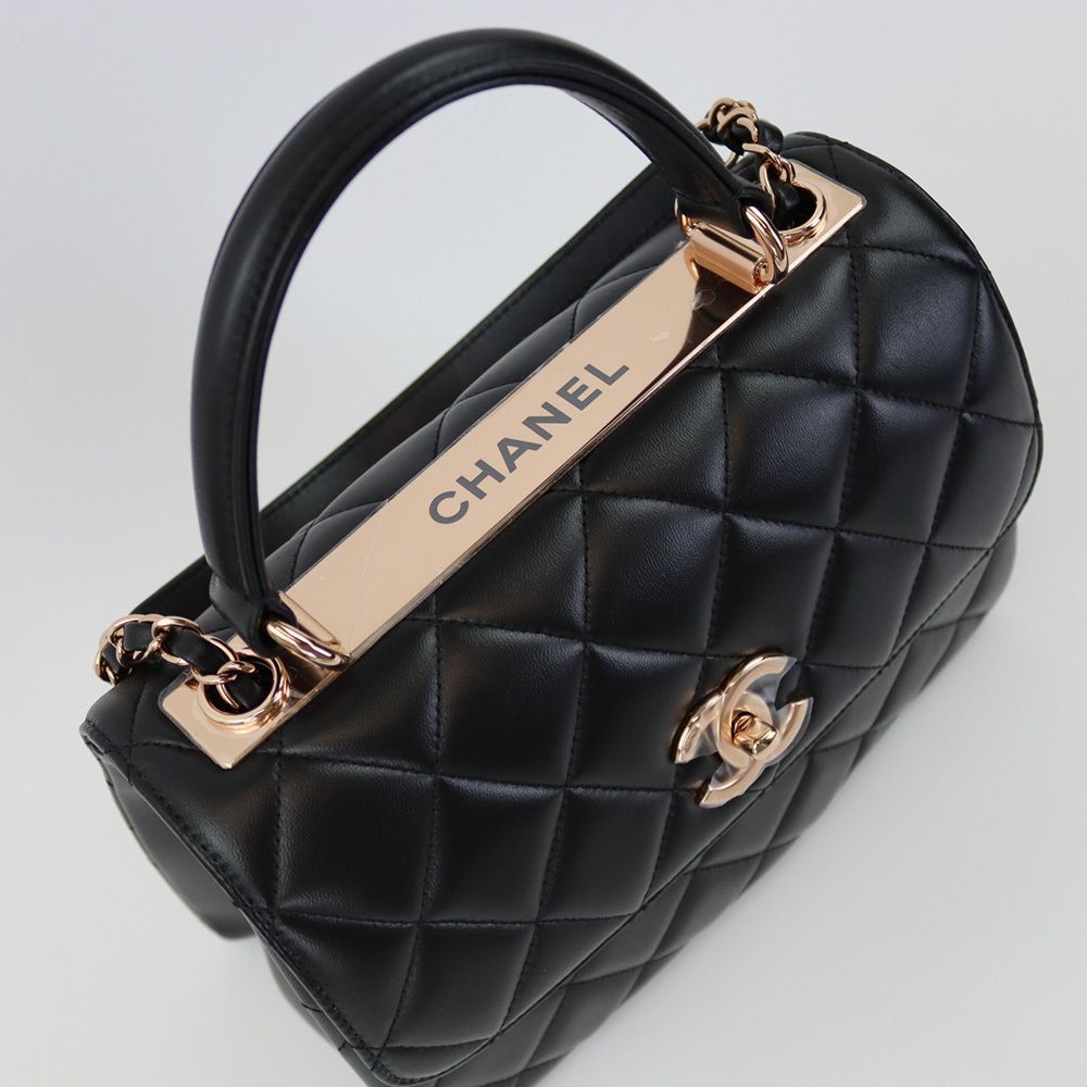 新作☆CHANEL トップハンドル フラップ バッグTRENDY CC♪A92236 ...