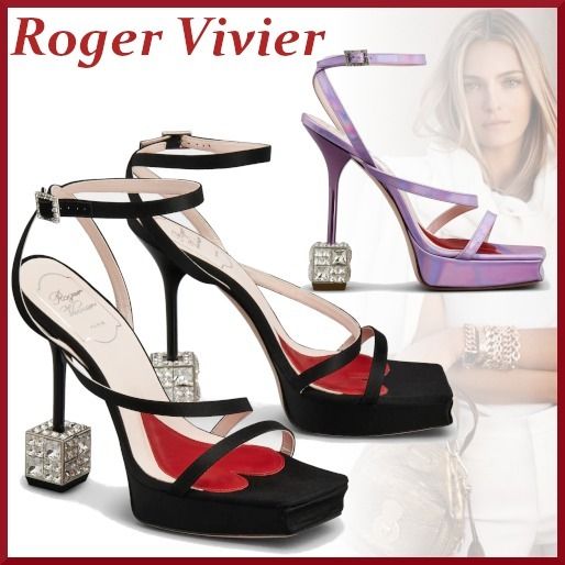 ROGER VIVIER レザー ミュール ストラス ボールヒール RVW60337750D1PC211-03.jpg