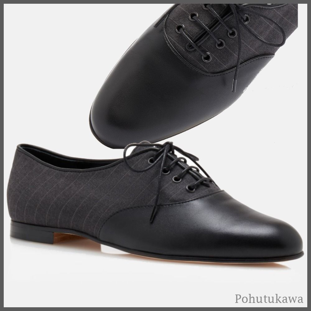 直営店買付マノロブラニク☆PRUNETA レースアップフラット (Manolo