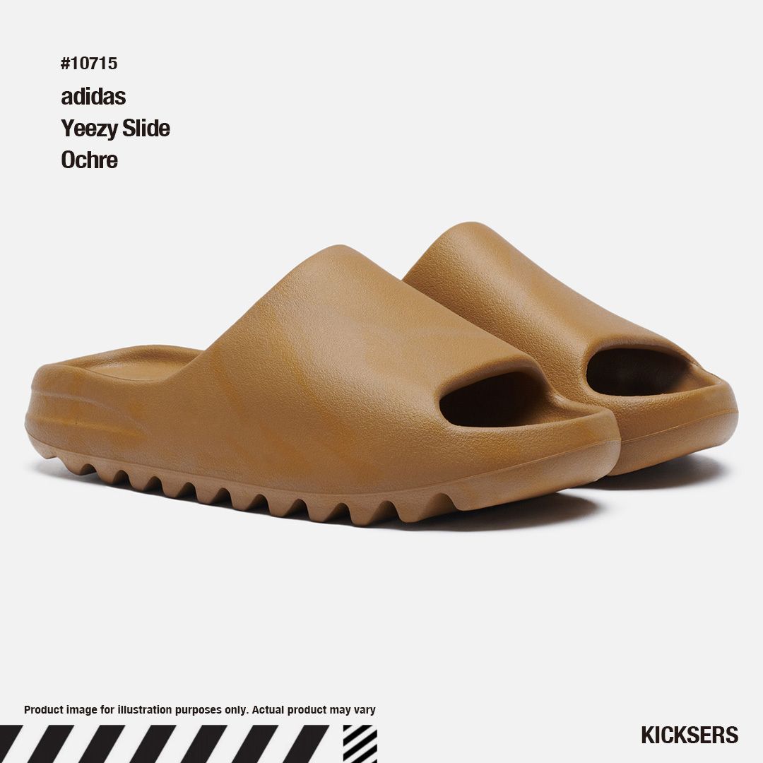 人気話題 イージースライドオークル adidas Yeezy Slide Ochre (adidas