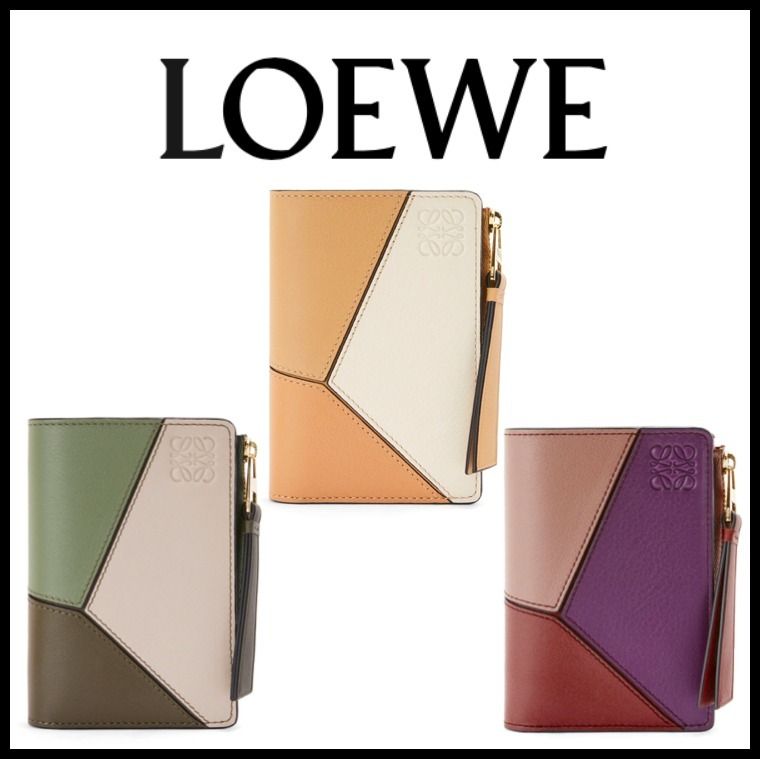 予約受付中】 LOEWE 財布 パズル スリム ジップバイフォールド
