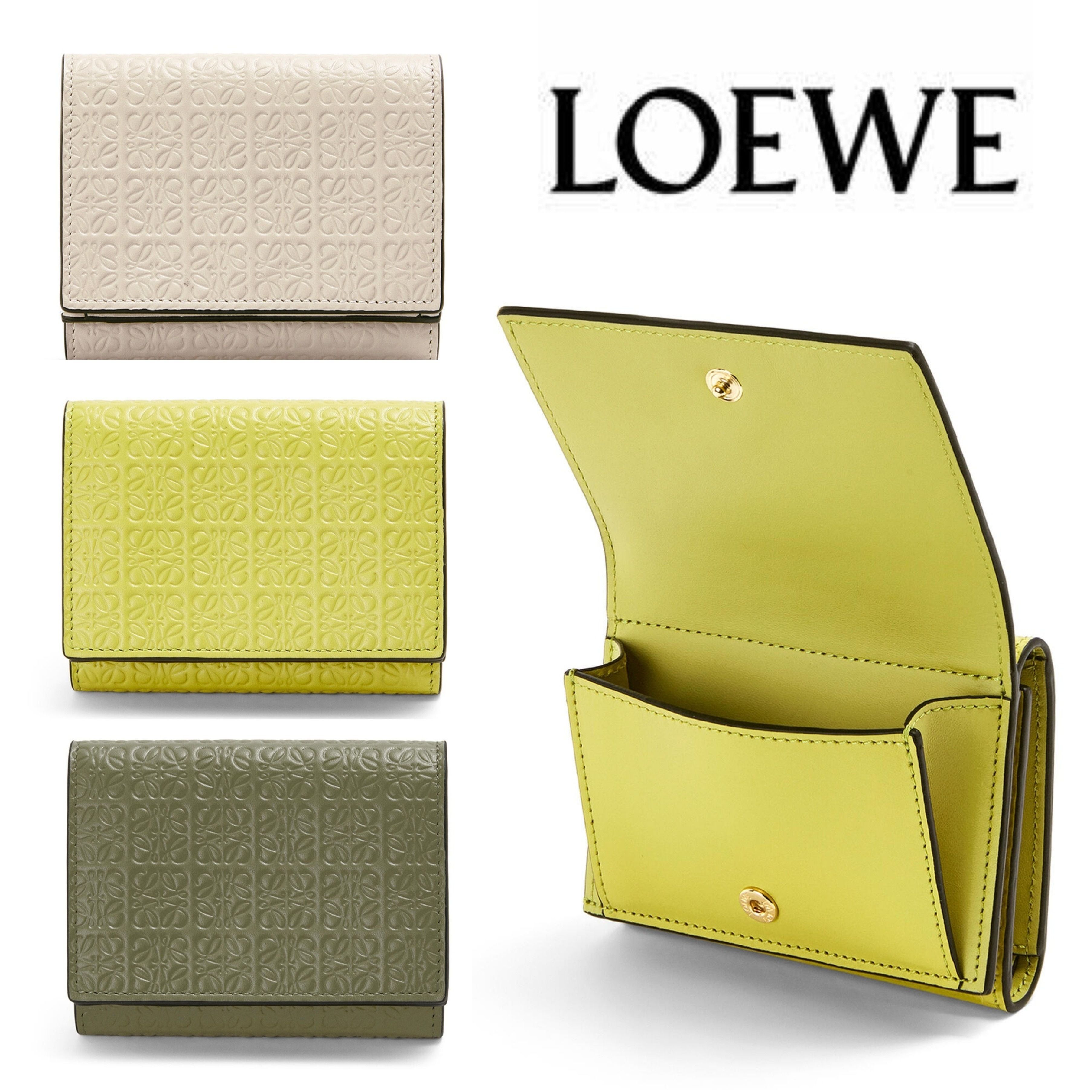 直営店【LOEWE】リピート トライフォールド ウォレット(3色) (LOEWE ...