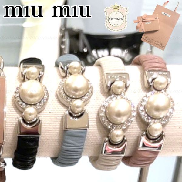 MIU MIU クリスタル　ブレスレット