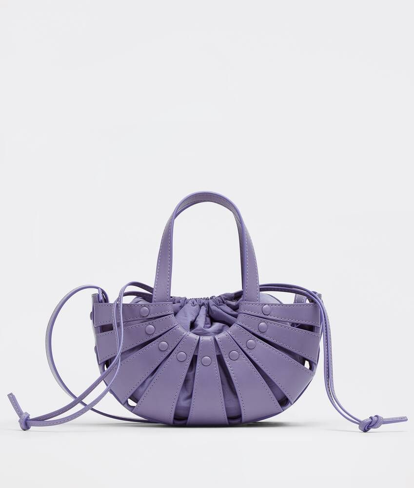 ボッテガヴェネタ SHELL カットアウト レザー スモールトート (BOTTEGA
