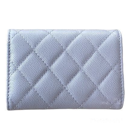 直営店買付】CHANEL マトラッセ三つ折りミニ財布 (CHANEL/折りたたみ ...