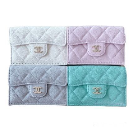 直営店買付】CHANEL マトラッセ三つ折りミニ財布 (CHANEL/折りたたみ ...