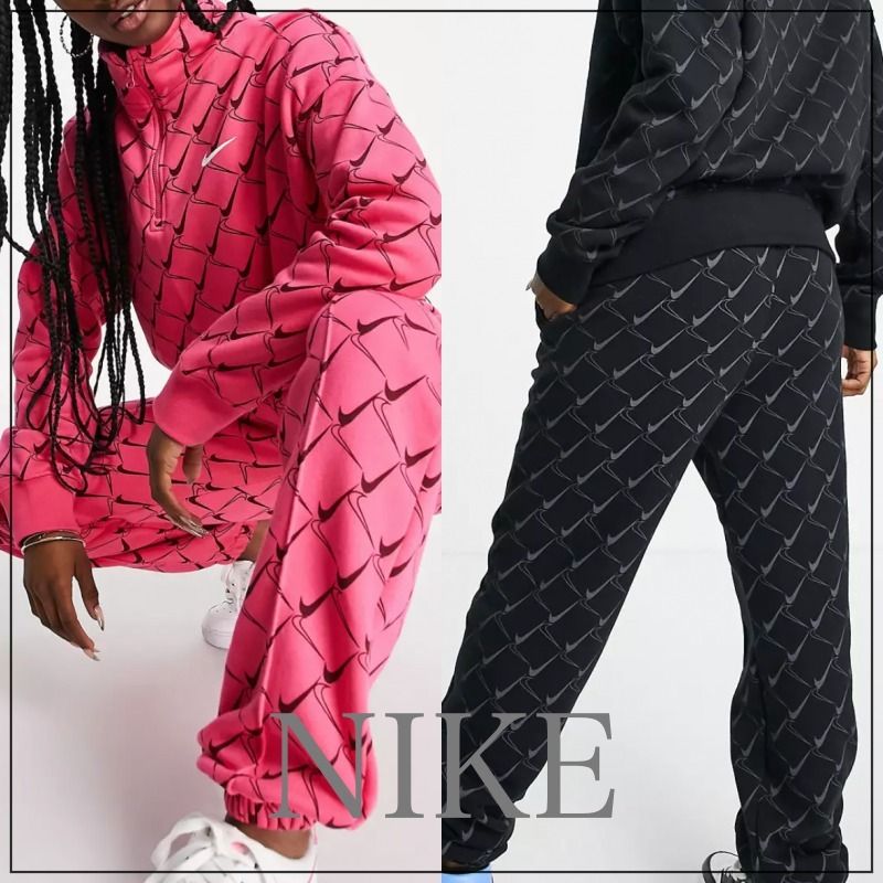 ◇Nike◇ オールオーバーロゴ ジップスウェット&パンツ セット (Nike ◇Nike◇ オールオーバーロゴ ジップスウェット&パンツ セット (Nike