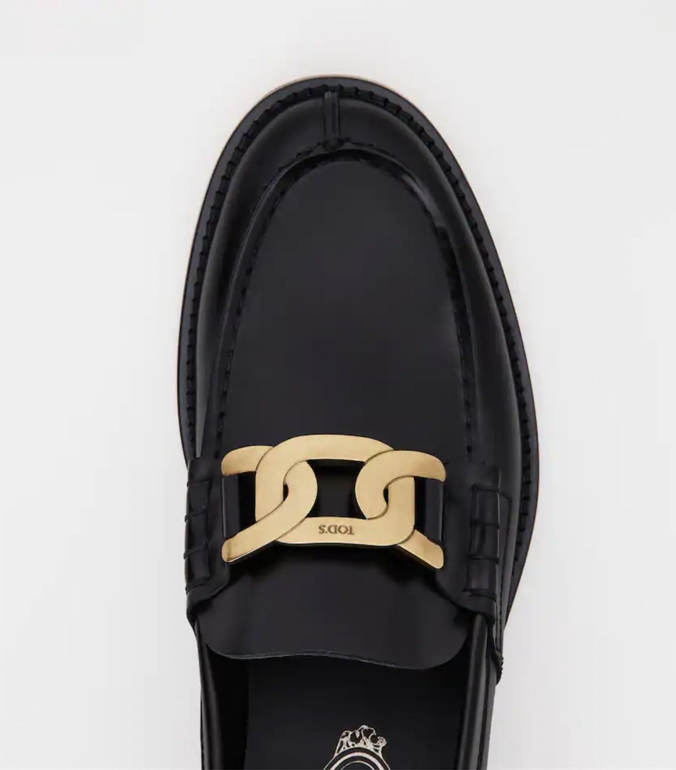 TOD'S メタルチェーン レザー ローファー (TOD'S/ドレスシューズ・革靴 TOD'S メタルチェーン レザー ローファー (TOD'S/ドレスシューズ・革靴
