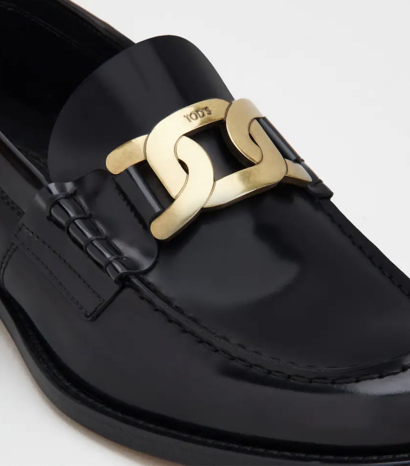 TOD'S メタルチェーン レザー ローファー (TOD'S/ドレスシューズ・革靴 TOD'S メタルチェーン レザー ローファー (TOD'S/ドレスシューズ・革靴