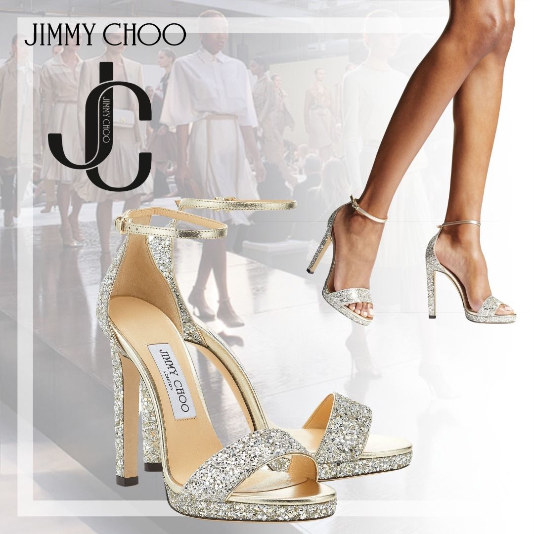 JIMMY CHOO ジミーチュウ ミュール 24㎝ サンダル クリスタル セールの定価 【新品未使用】JIMMY CHOOクリスタル ビジュー ミュール サンダル ミュール