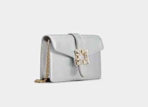 ☆RogerVivier☆「ミス ヴィヴィエ」ストラスバックル クラッチ (Roger ...
