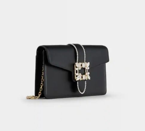 ☆RogerVivier☆「ミス ヴィヴィエ」ストラスバックル クラッチ (Roger ...