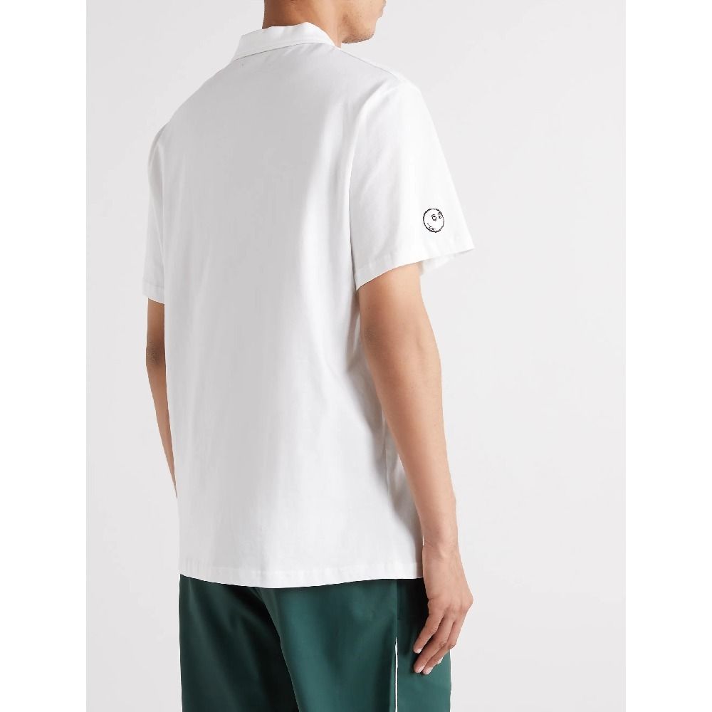 Malbon Golf ☆ 刺しゅうロゴカラー コットンポロシャツ 2色 (Malbon Malbon Golf ☆ 刺しゅうロゴカラー コットンポロシャツ 2色 (Malbon