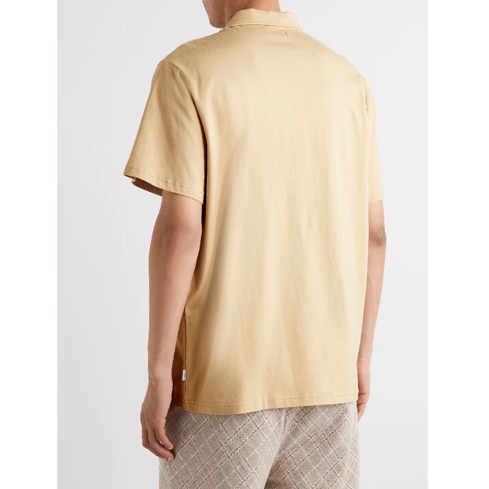 Malbon Golf ☆ 刺しゅうロゴカラー コットンポロシャツ 2色 Malbon Golf ☆ 刺しゅうロゴカラー コットンポロシャツ 2色