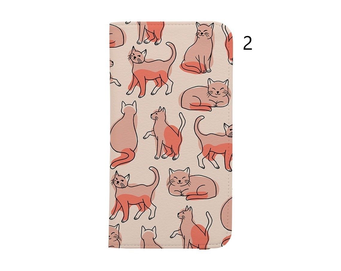 送関込【Harper & Blake】UK発!手帳型スマホケース Cat/猫本 Harper & Blake】UK発☆手帳型スマホケース neko cats/猫ねこ