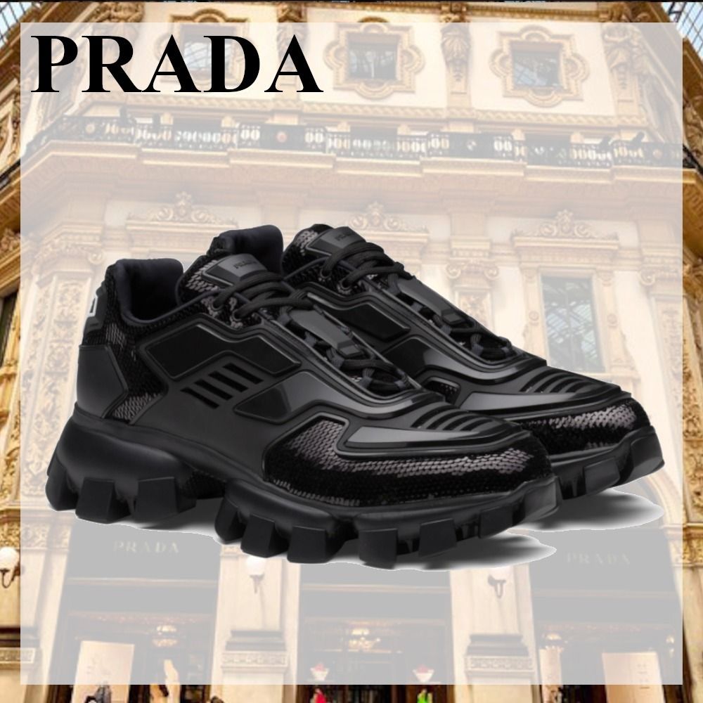 PRADA】プラダ☆ クラウドバストサンダー ☆スニーカー (PRADA クリアランス通販売 PRADA プラダ クラウドバスト トレーナースニーカー スニーカー