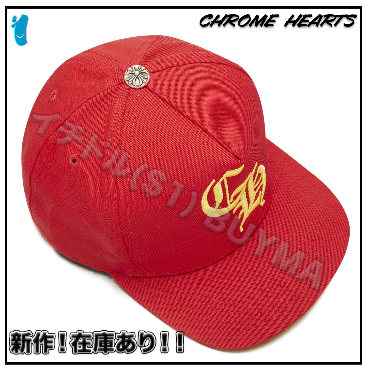 Chrome Hearts CH ベースボール キャップ レッド 2020