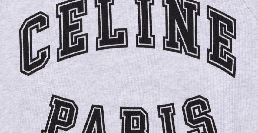 国内発送【CELINE】MC スウェットシャツ グレー ロゴ (CELINE/Tシャツ 国内発送【CELINE】MC スウェットシャツ グレー ロゴ (CELINE/Tシャツ