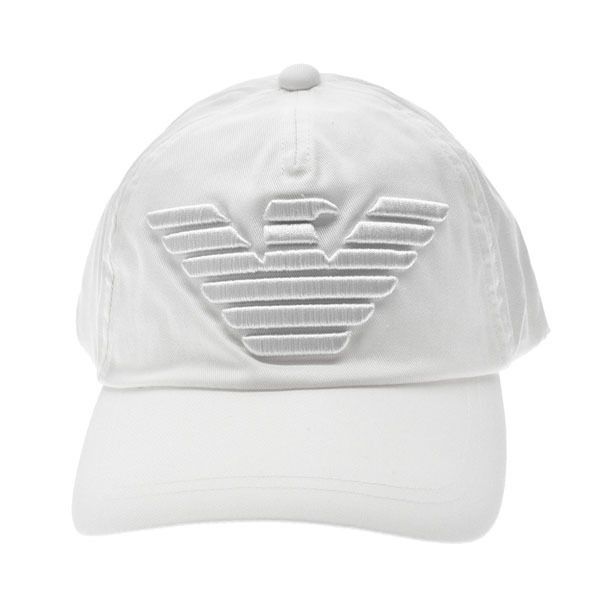 エンポリオアルマーニ キャップ 627522 CC995 00010 色:WHITE (EMPORIO エンポリオアルマーニ キャップ 627522 CC995 00010 色:WHITE (EMPORIO