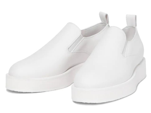 国内発送【ジルサンダー】レザー スリッポン スニーカー (Jil Sander 国内発送【ジルサンダー】レザー スリッポン スニーカー (Jil Sander