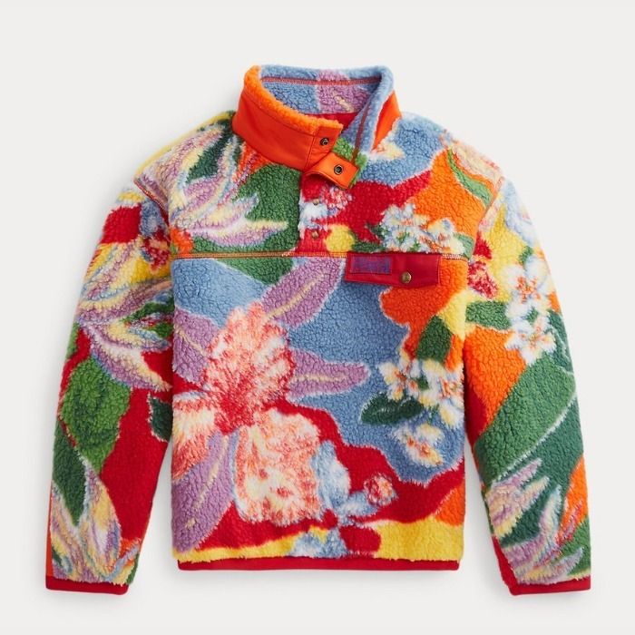 大人もOK【ラルフローレン】カラフル花柄フリースプルオーバー (Ralph 大人もOK【ラルフローレン】カラフル花柄フリースプルオーバー (Ralph