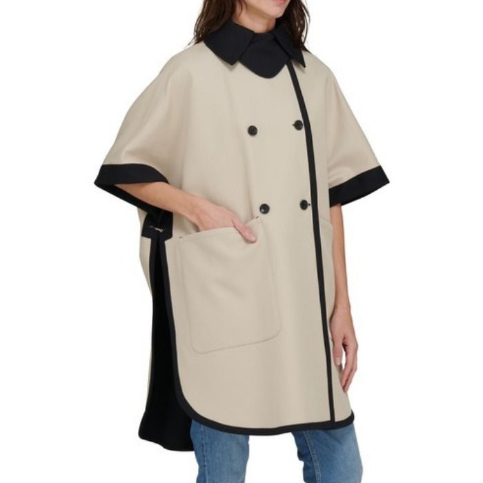 Max Mara コットン ケープ リバーシブル 国内発送 関税 送料込 (Max Max Mara コットン ケープ リバーシブル 国内発送 関税 送料込 (Max