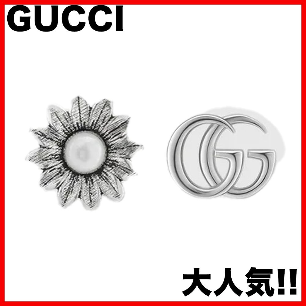 大人気!! GUCCI 日本限定 ダブルG フラワー ピアス (GUCCI/ピアス ...