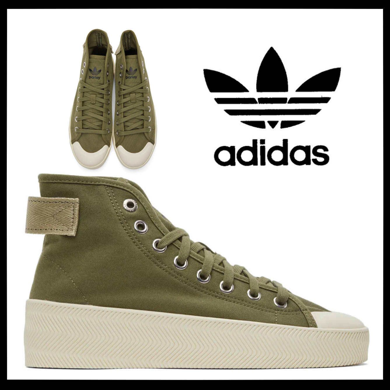 ◇ adidas ◇ Parley コラボ!Nizza ハイカットスニーカー (adidas ...