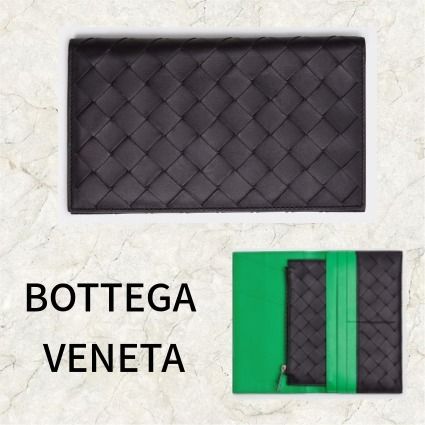 BOTTEGA VENETA】取り外し可能なポケット付きロングウォレット BOTTEGA VENETA】取り外し可能なポケット付きロングウォレット