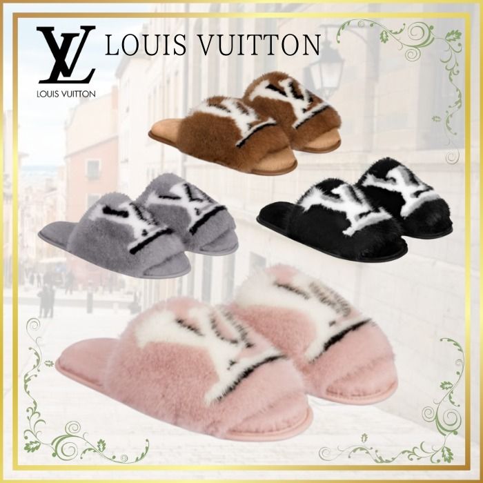 ルイヴィトン ☆ ルームシューズ スリッパ LVロゴ (Louis Vuitton ルイヴィトン ☆ ルームシューズ スリッパ LVロゴ (Louis Vuitton