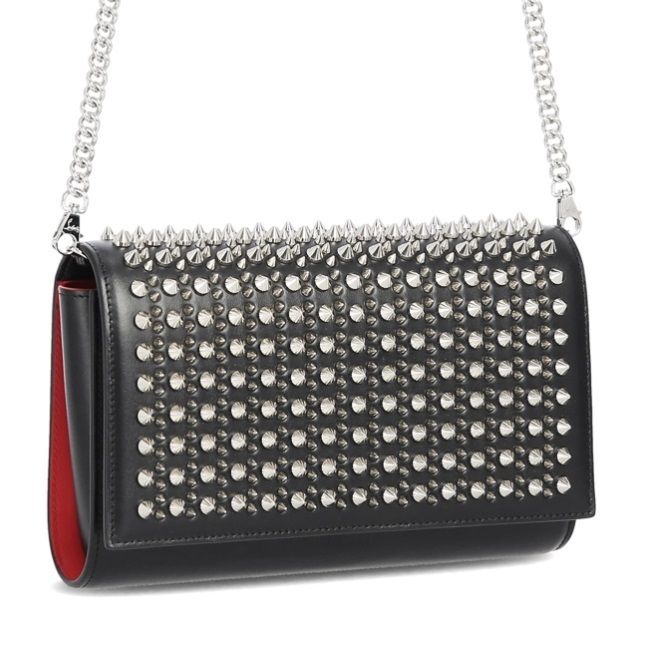 Christian Louboutin paloma spike チェーンショルダー/クラッチ 30%割引以上販売 ルブタンのチェーンショルダーバッグ ショルダーバッグ